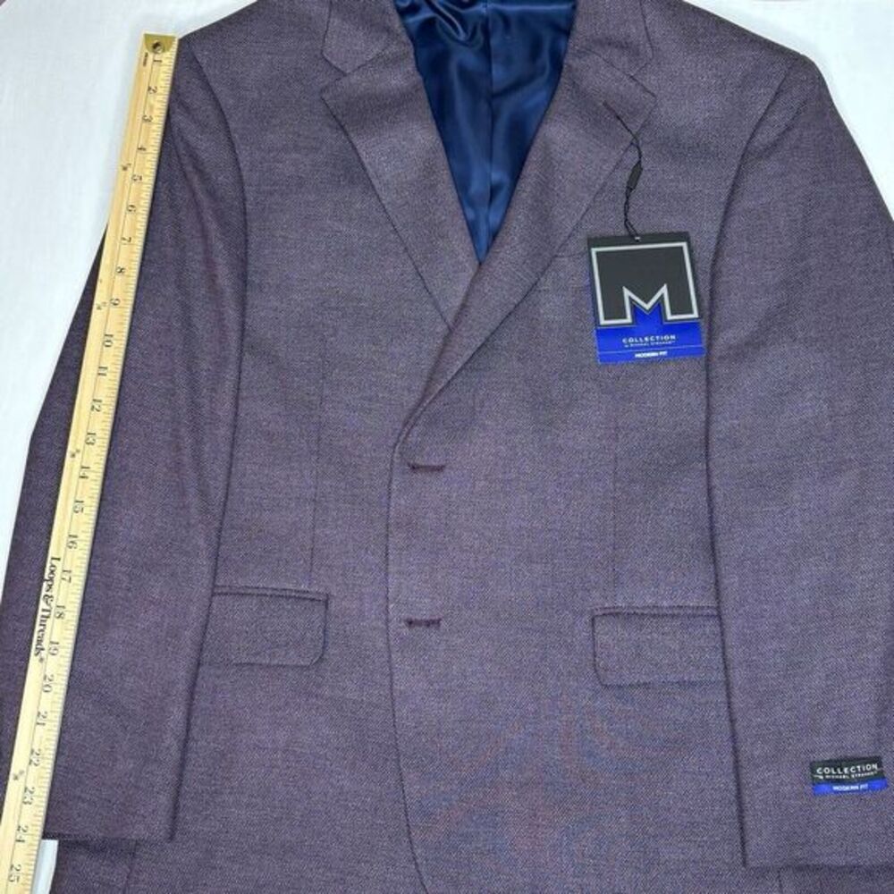 Men's‎ Collection By Michael Strahan Stretch Coat Modern Fit Size 46 Short
